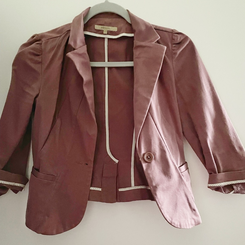Cropped blazer